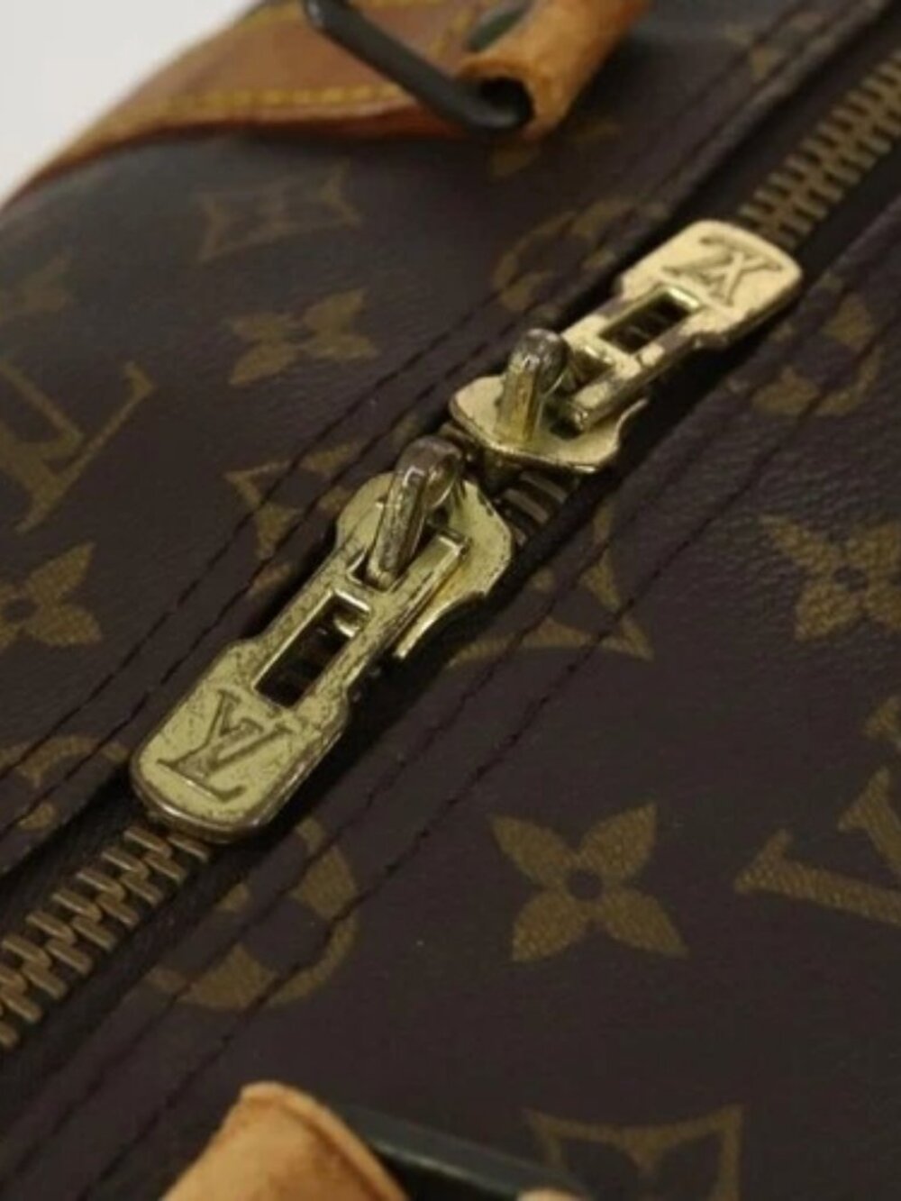 LOUIS VUITTON Monogram Keepall Bandouliere 55 Boston Bag M41414 LV Auth 170219 - Picture 12 of 15